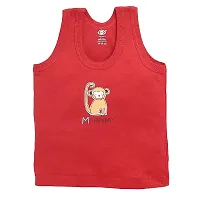 CLOTH KING Presents Kids Unisex Newborn Baby Boys and Girls Premium Cotton Cartoon Printed Innerwear Vest Baniyan Sando Shirt Ganji with Regular Fit (Pack of 6). (3 Months-6 Months, Multicolor)-thumb3