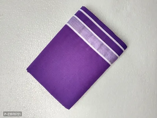 Elite Purple Cotton Dhotis For Men