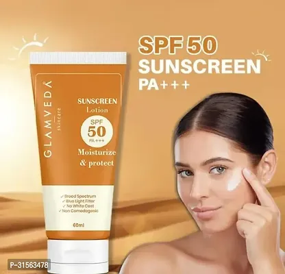 Sunscreen Lotion SPF 50 PA+++ Moisturize  Protect