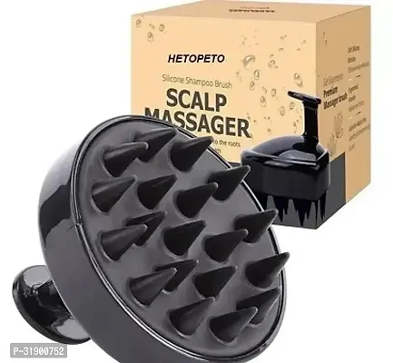 Hair Scalp Massager Shampoo Brush | Soft Silicone Bristles for Deep Scalp Cleaning | Exfoliates Stimulates Scalp |