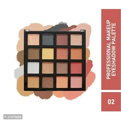 Professional Makeup kit 16 Colours Eyeshadow Palette - 02 Multicolour (18g)-thumb2