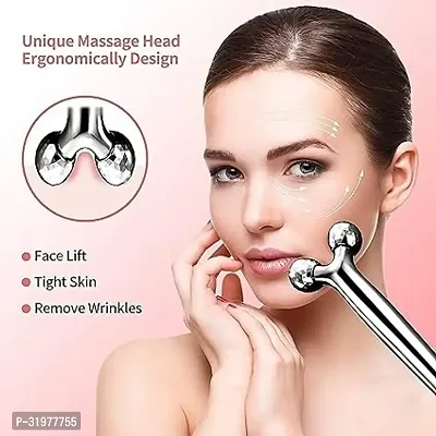 Beauty Derma Roller for Hair Growth and 3D Manual Roller for Face Lift and Skin Tightening-thumb4