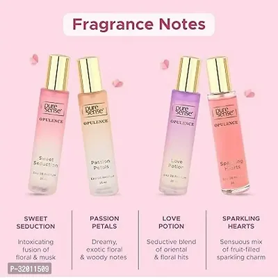 Opulence Perfume Gift Set (Hearts + Sweet + Passion + Love) Set Of 4-thumb3