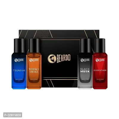 Whisky Smoke, Godfather, Tsunami  Black Musk Eau De Parfum for Men Set (4 pcs)