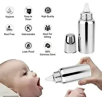 Stainless Steel Born Baby Feeding Bottle Pack Of 2-thumb4