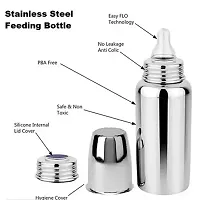 Stainless Steel Born Baby Feeding Bottle Pack Of 2-thumb1