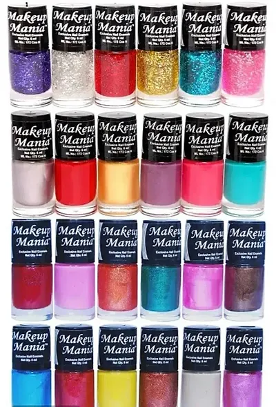 Exclusive Multicolor Nail Polish Set of 24 At Lowest Prices