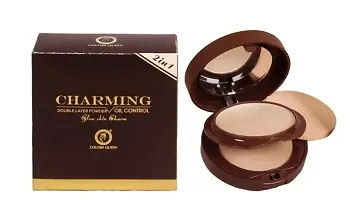 Queen Double Layer Charming Face Compact-thumb1