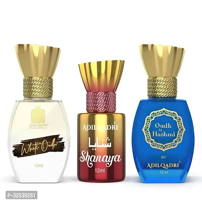 3 Pcs Oudh Attar Set White Oudh, Shanaya And Oudh Al Hashmi 12 ML