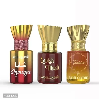 3 Pcs Attar Set Shanaya, Lavish Musk And Taabish 5.5 Ml