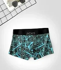 Stylish Nylon Printed Trunk For Men Pack Of 4-thumb2