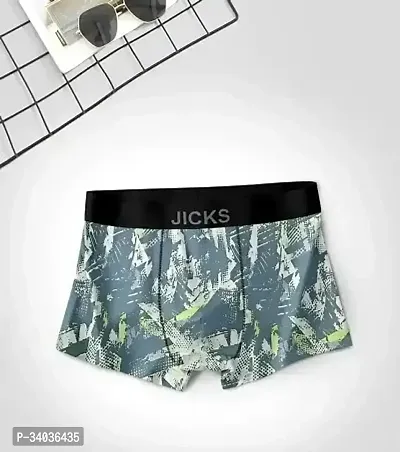 Stylish Nylon Printed Trunk For Men Pack Of 4-thumb4