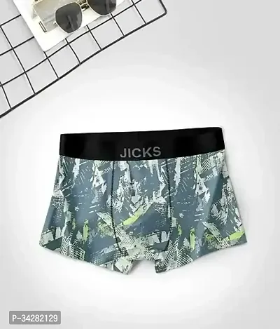 Classic Cotton Printed Trunks for Men, Pack of 4-thumb4