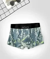 Classic Cotton Printed Trunks for Men, Pack of 4-thumb2