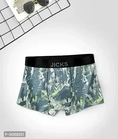 Classic Cotton Printed Trunks for Men, Pack of 4-thumb3