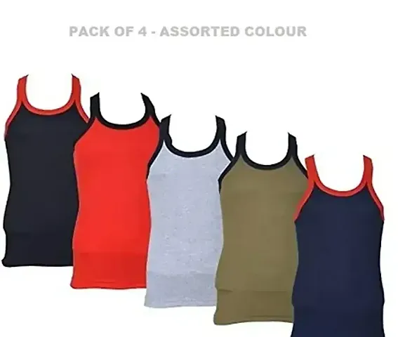 Pack of 5 - Men's Blend Gym Vests