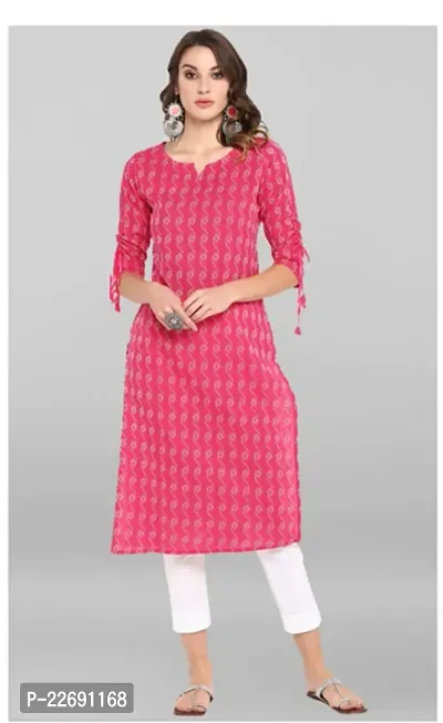 Stylish A-Line Four Way Cotton Kurta For Women-thumb0