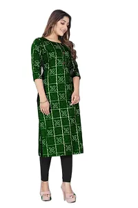 Delany Women's Printed Cotton Round Neck 3/4 Sleeve Latest Short Kurti (HNBG_445596)-thumb1