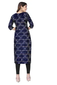 Delany Women's Printed Cotton Round Neck 3/4 Sleeve Latest Short Kurti (HNBG_445596)-thumb1