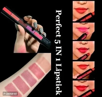 multicolor matte perfect 5 in 1 lipstick  peck of 1)-thumb0