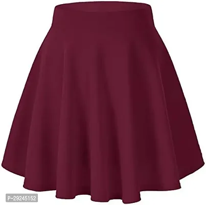 Mid Waist Mini Flare Above The Knee Skirts for Women  Girls Skirt for Girl PACK OF 1