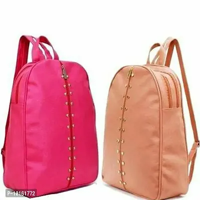 Stylish PU Combo Pack Of Backpack For Women