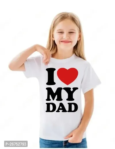 I Love My Dad Boys  Girls Tshirt Cotten Blend Tshirts-thumb0