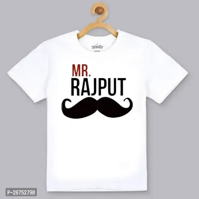 Mr Rajput Boys  Girls Tshirt Cotten Blend Tshirts-thumb0