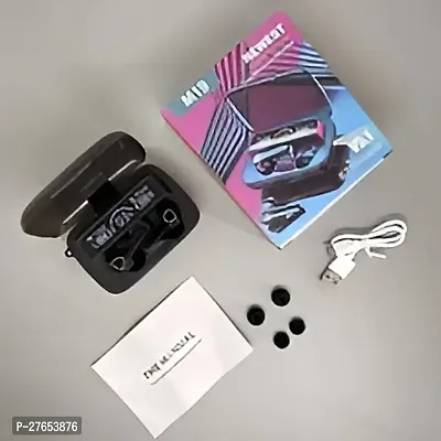 M19 TWS Bluetooth 5.0 Wireless Earbuds Touch Waterproof IP7X LED Digital Display Bluetooth Headset (Black, True Wireless)