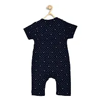 Kisva Unisex Stylish Cotton Dungaree for Baby Boys/Girls (Black)-thumb3