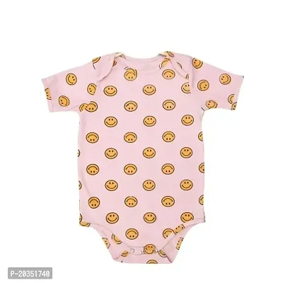 Kisva Unisex Comfortable cotton New Born Babysuit/Dangrees Clothing Set (Pink)