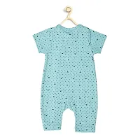 Kisva Unisex Stylish Cotton Blue Dungaree for Baby Boys/Girls-thumb4