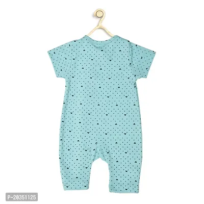 Kisva Unisex Stylish Cotton Blue Dungaree for Baby Boys/Girls-thumb5