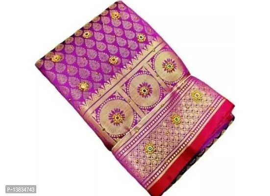 Fancy Brocade Saree with Blouse Piece for Women