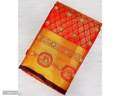 Fancy Brocade Saree with Blouse Piece for Women