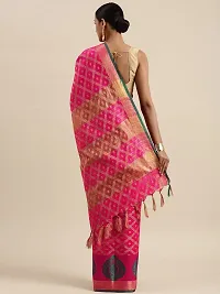 Pandadi Saree Women's Banarasi Silk Saree With Blouse Piece-thumb2