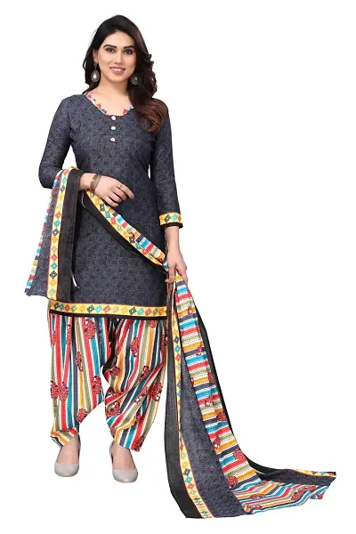 Hot Selling Cotton Dress Material with Dupatta