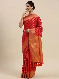 Pandadi Saree Women's Banarasi Silk Saree With Blouse Piece-thumb1