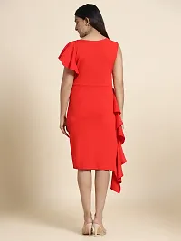 Stylish Fancy Lycra Solid Bodycon Dress For Women-thumb1