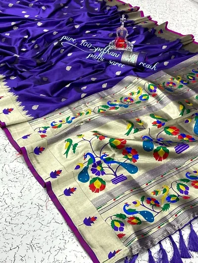 Latest Beautiful Pure Silk Sarees with Blouse