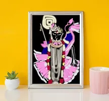 Desi Rang Shrinathji photo with frame, Pichwai Painting, lord Krishna Photo Frame Paintings and Wall Art, Hanging Posters and Decor-thumb4