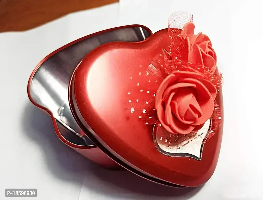 Desi Rang Heart Gift Box for presents birthday men women girls packaging valentine wedding (rose red)-thumb3