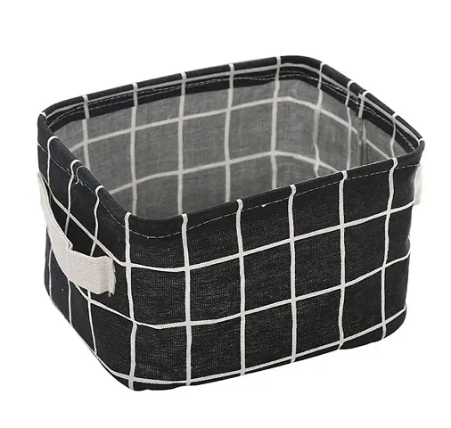 Desi Rang? collapsible storage basket for cosmetics, jewellery, drawers, utility