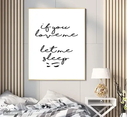 Desi Rang quote poster frame for wall decoration, decor Gift, modern motivation hanging for bed, study, living room, office, home, funny Modern inspiration simple life poste Love Sleep-thumb3