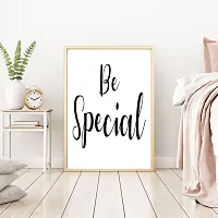 Desi Rang quote poster frame for wall decoration, Gift, modern motivation hanging for bed, study, living room, office, home, funny inspiration life Be Special design 1-thumb2