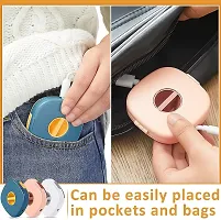 Desi Rang Rotatable Portable Cable Winder Case Box for Mobile USB Data Charging Cable Earphone Headphone Wire Storage Pouch Bag Travel Organizer Case 1 pcs-thumb2