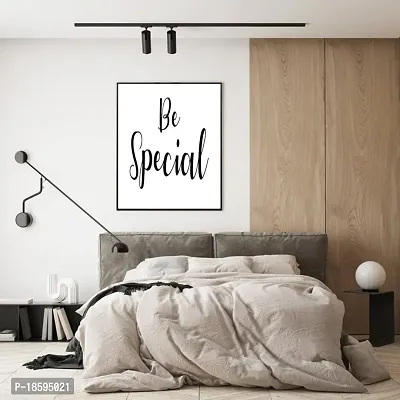 Desi Rang quote poster frame for wall decoration, Gift, modern motivation hanging for bed, study, living room, office, home, funny inspiration life Be Special design 1-thumb2