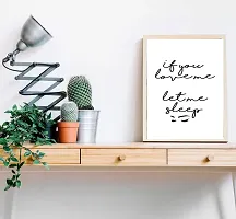Desi Rang quote poster frame for wall decoration, decor Gift, modern motivation hanging for bed, study, living room, office, home, funny Modern inspiration simple life poste Love Sleep-thumb1