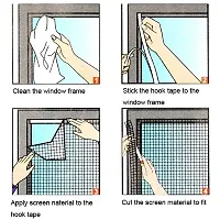 Desi Rang? Window Mosquito net, Anti Insect mesh, 1.5 x 1.3 Meter, (White)-thumb1