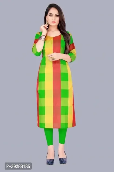 Fancy Polycotton Kurtas For Women-thumb0